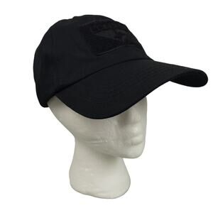 Condor Tactical Hat TC002 Patch Panel Strapback Military Operator Cap Black NEW
